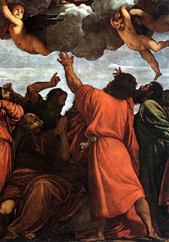 Assumption of the Virgin (detail) rt, TIZIANO Vecellio